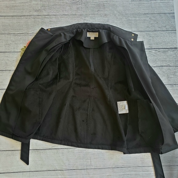 SOLD | MICHAEL KORS Black Rain Coat - Picture 3 of 6